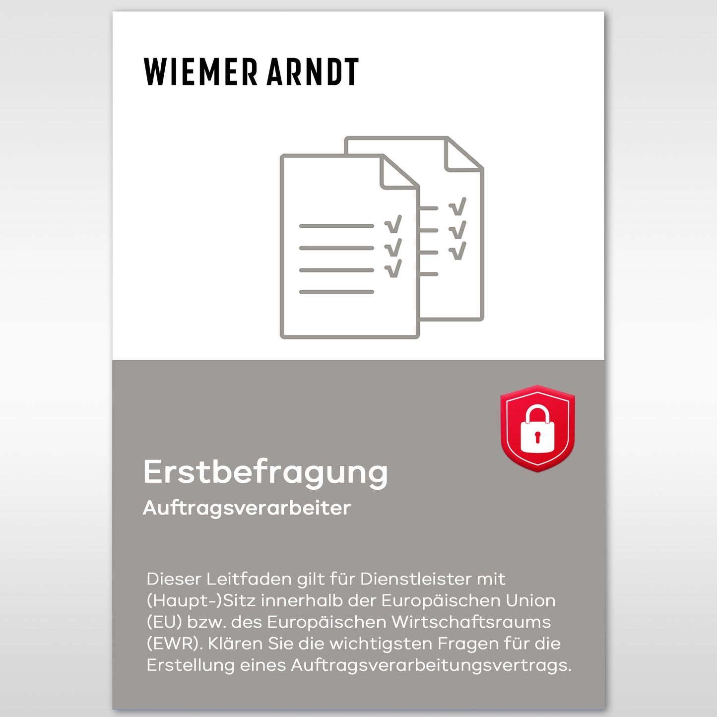 Leitfaden Erstbefragung Auftragsverarbeiter