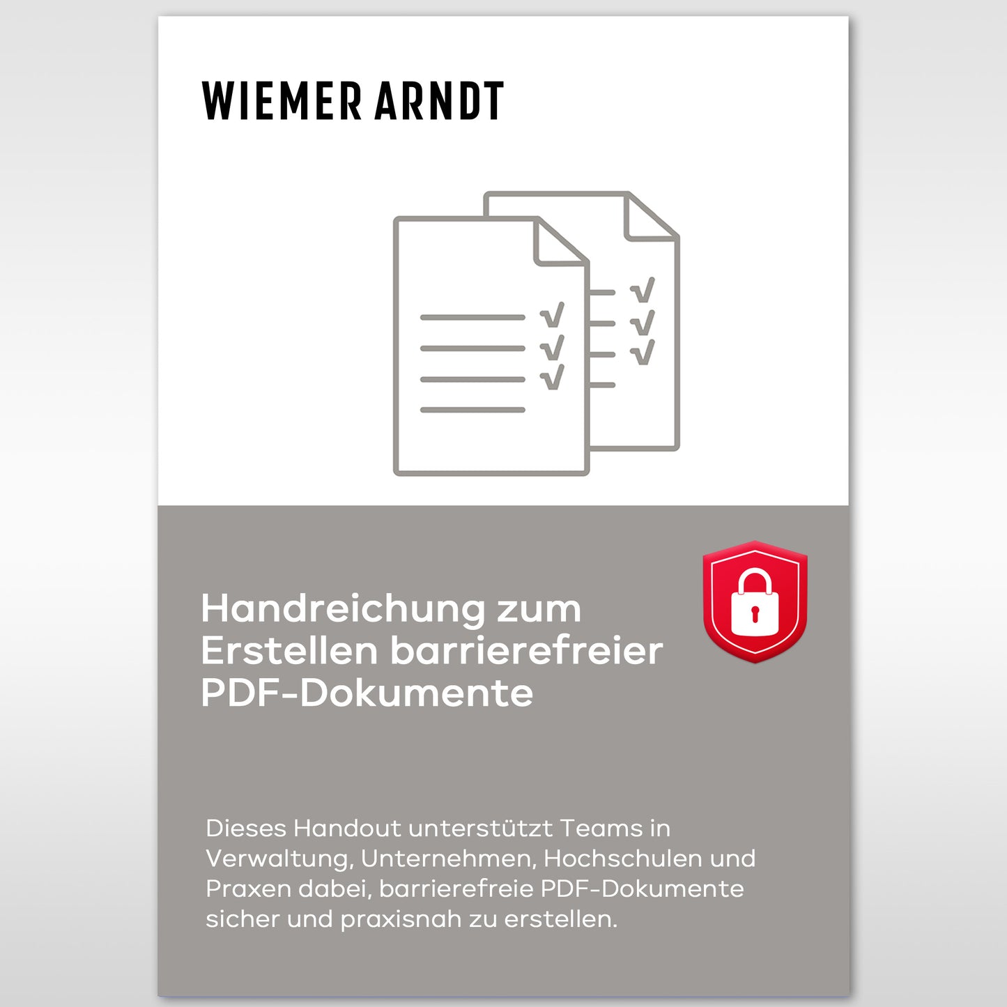 Handreichung zum Erstellen barrierefreier PDF-Dokumente