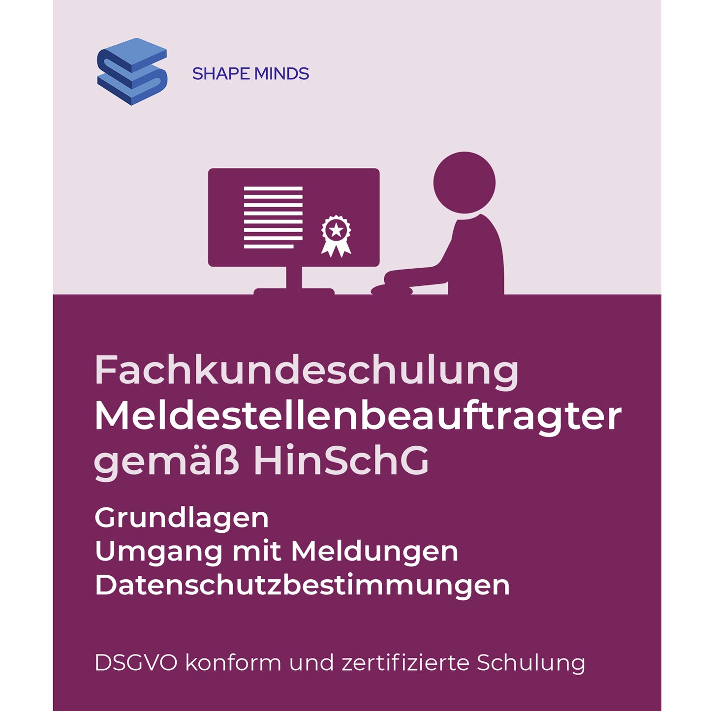 Online Fachkundeschulung zum Meldestellenbeauftragten - Zertifizierte E-Learning Kurse