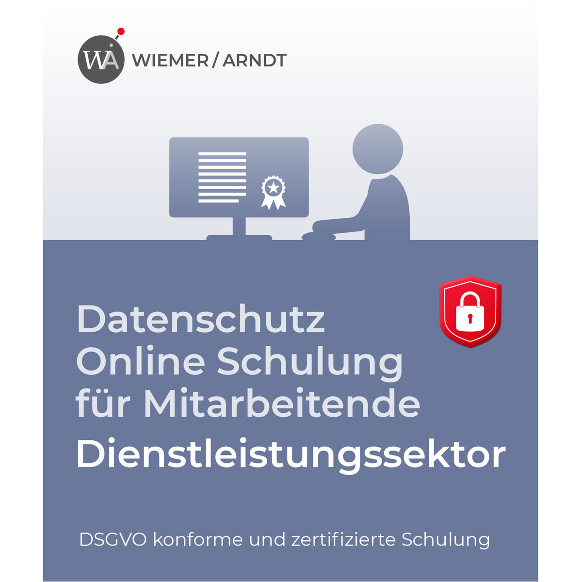 Datenschutz Online Schulung für Mitarbeiter im Dienstleistungssektor