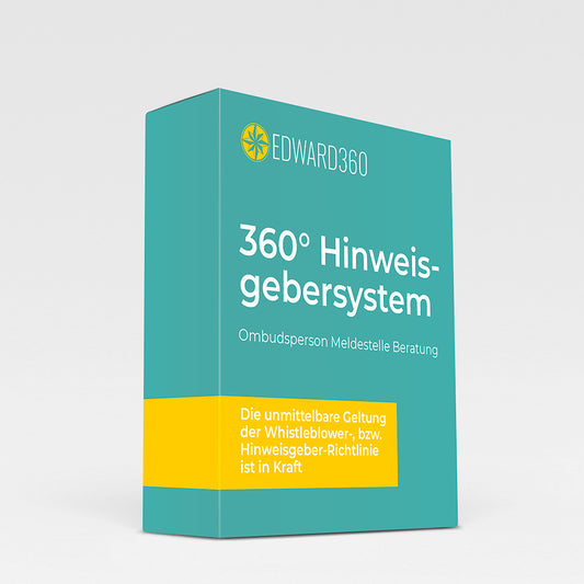 Hinweisgeberschutzgesetz Edward360: Meldestelle Ombudsperson Meldesoftware