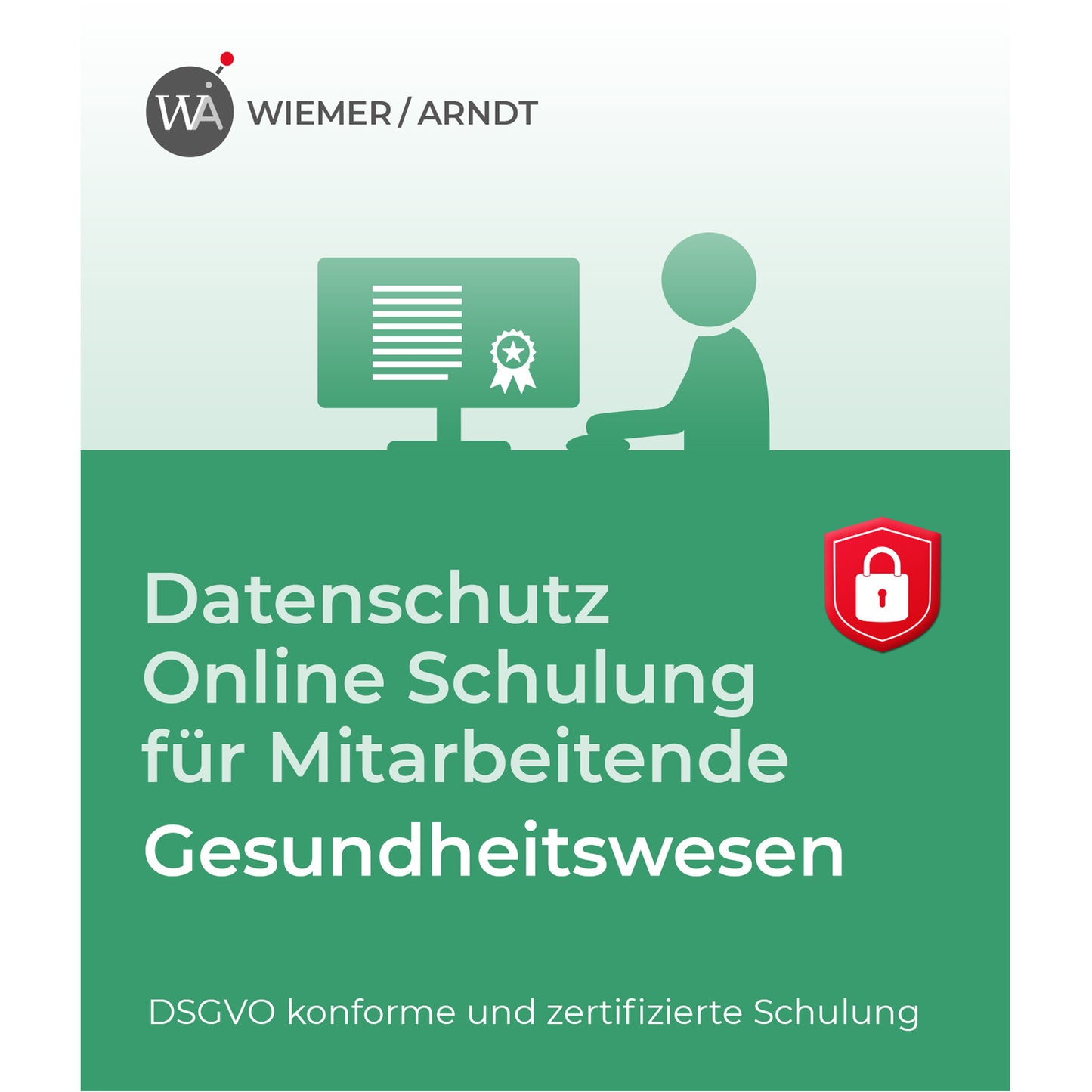 Datenschutz Online Schulung für Mitarbeiter im Gesundheitswesen