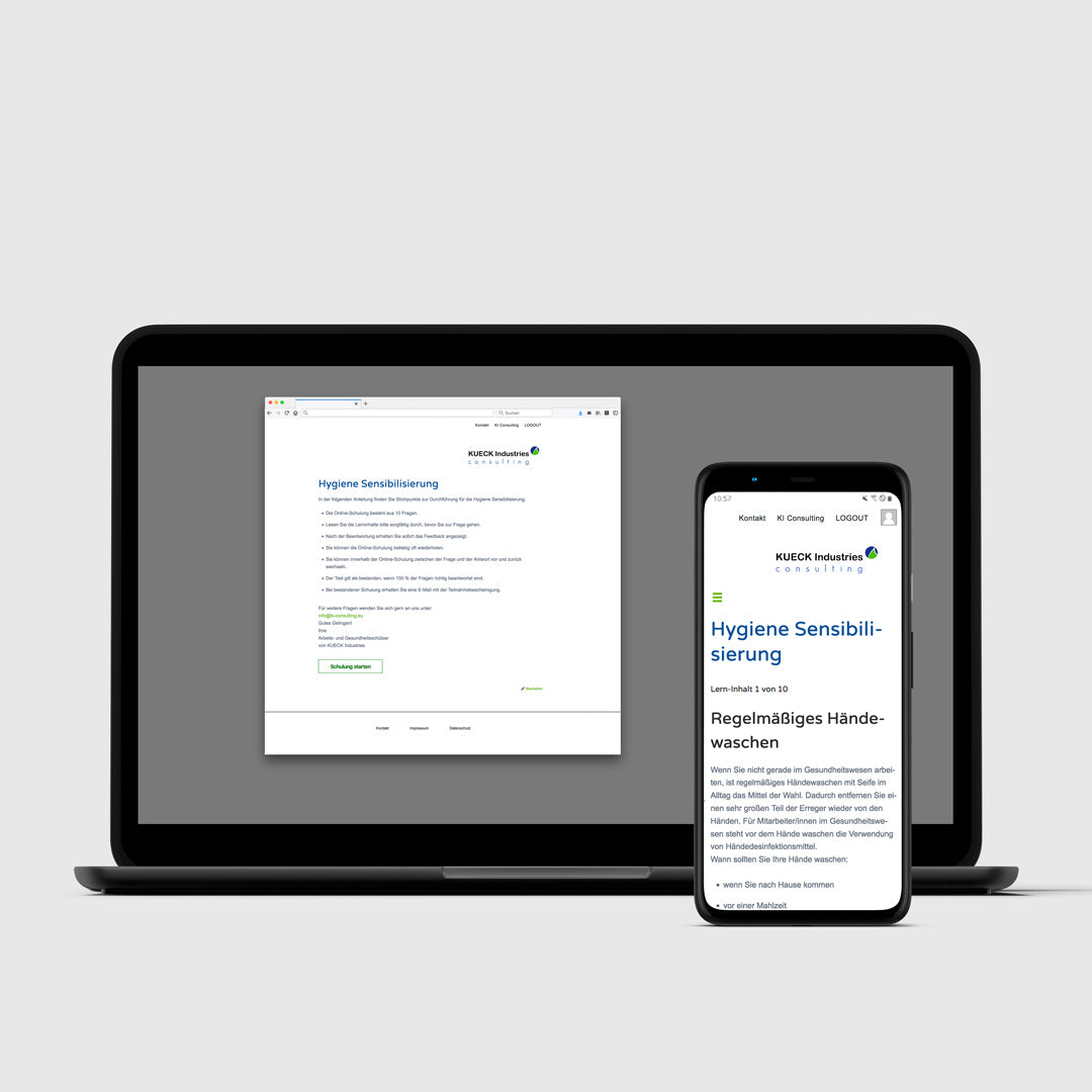 Schulung Hygiene Sensibilisierung Mitarbeiter Unterweisung