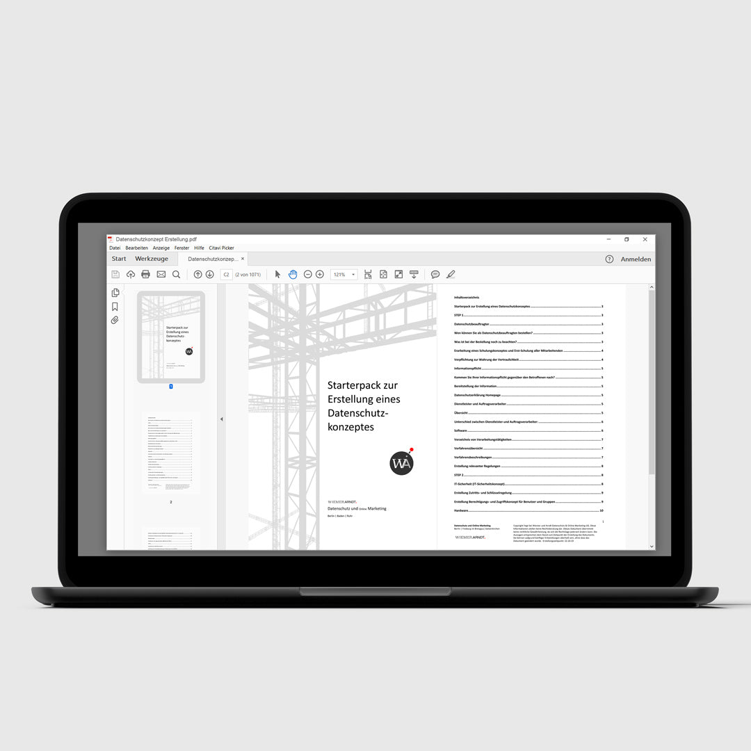 Datenschutz Handreichung Download