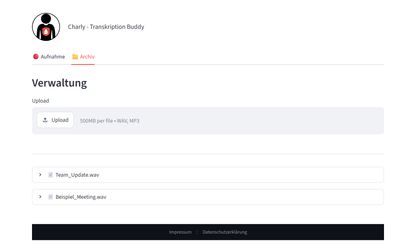 Charly Transcription Buddy