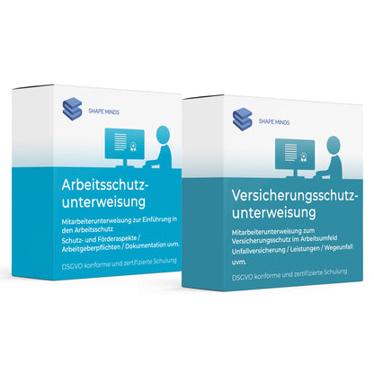 Bundle Arbeitsschutzunterweisung -Versicherungsschutzunterweiseung
